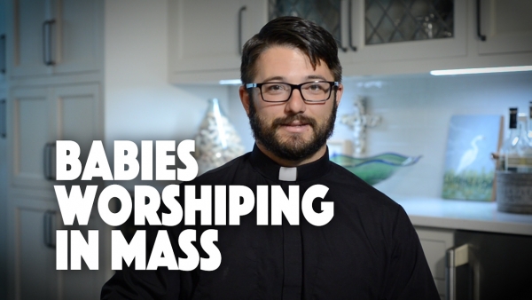 Babies Worshiping in Mass